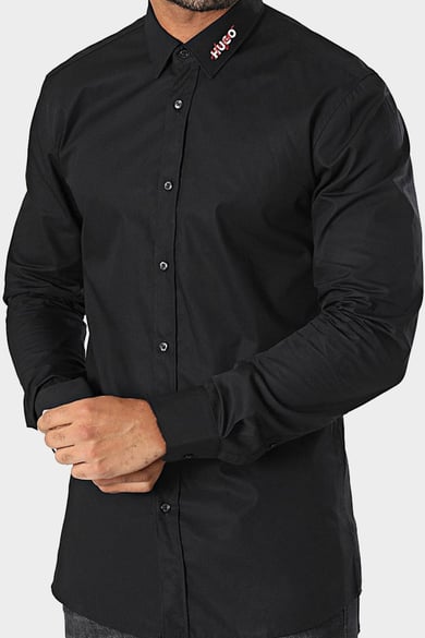 ΠΟΥΚΑΜΙΣΟ HUGO - 001 ΜΑΥΡΟ